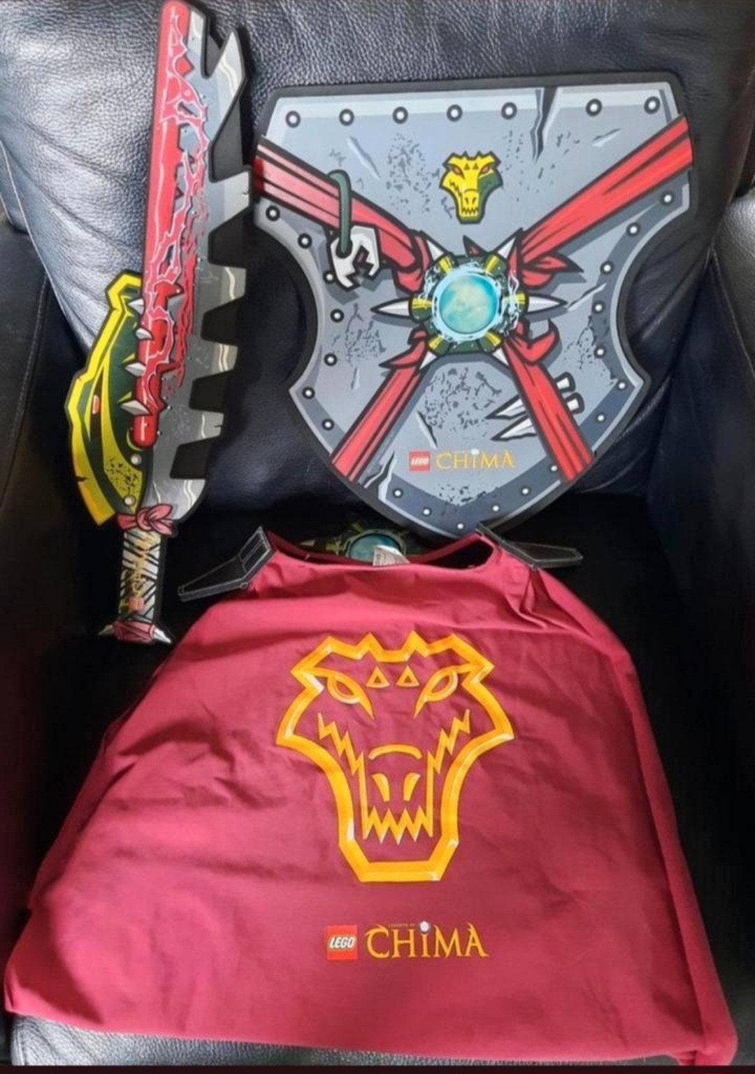 Lego Chima Cragger's Cape, Schild en Zwaard voor kinderen, Ophalen of Verzenden, Gebruikt, Overige typen, Lego