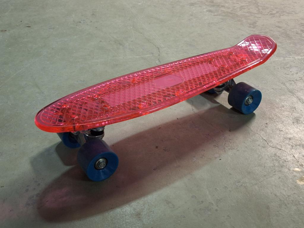 Skateboard 55 cm – roze (zo goed als nieuw), Ophalen of Verzenden, Zo goed als nieuw, Skateboard