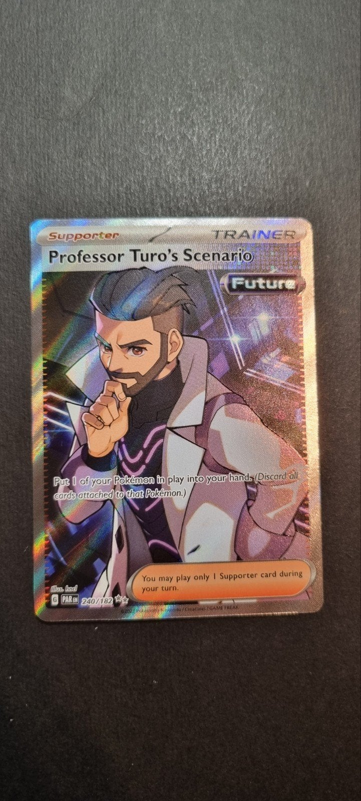 Professor Turo's Scenario PAR 240, Ophalen of Verzenden, Zo goed als nieuw, Losse kaart, Foil
