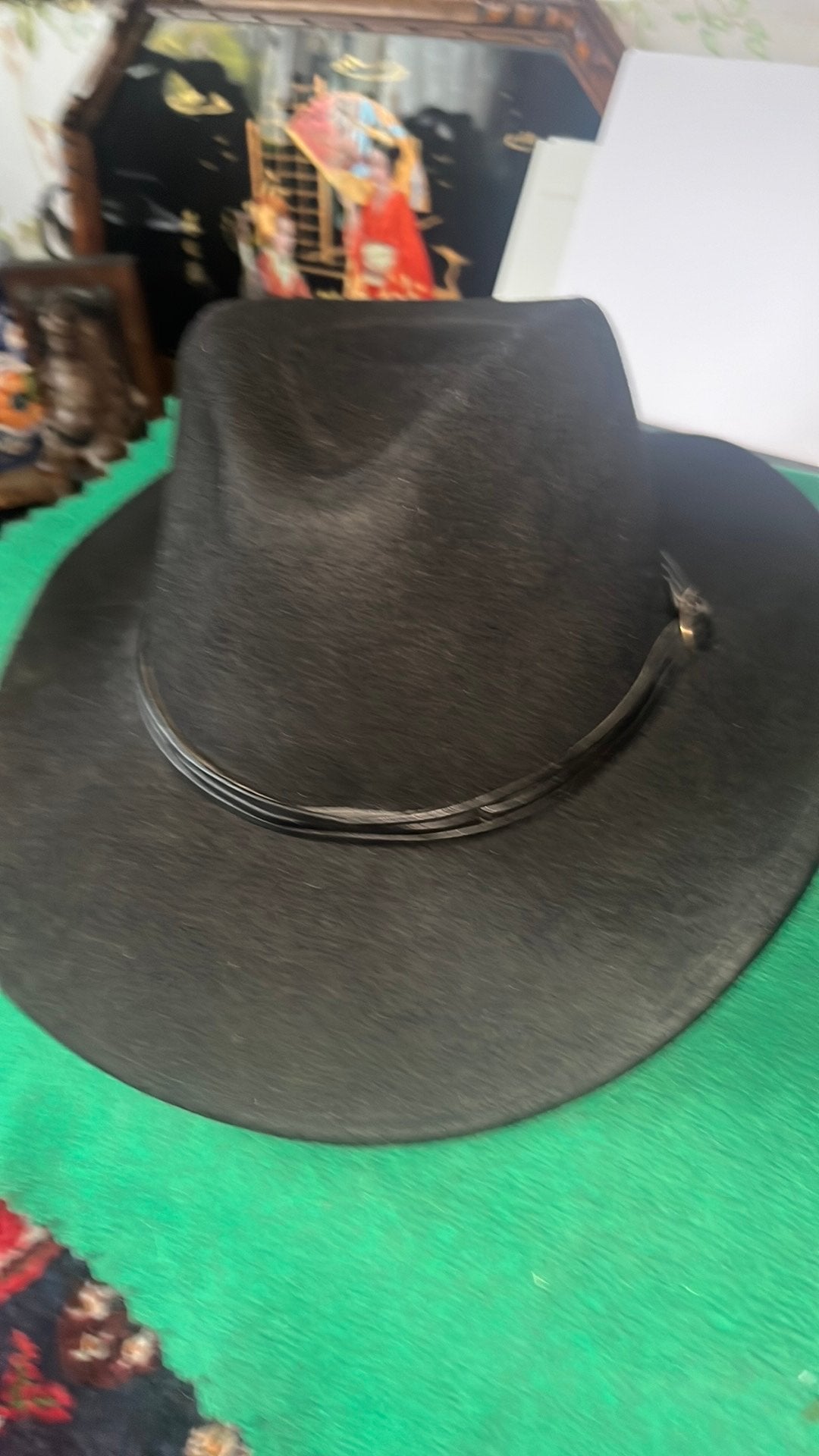 Cowboy hoedje, Kleding | Heren, Ophalen of Verzenden, Zo goed als nieuw, 60 cm (XL, 7½ inch) of meer
