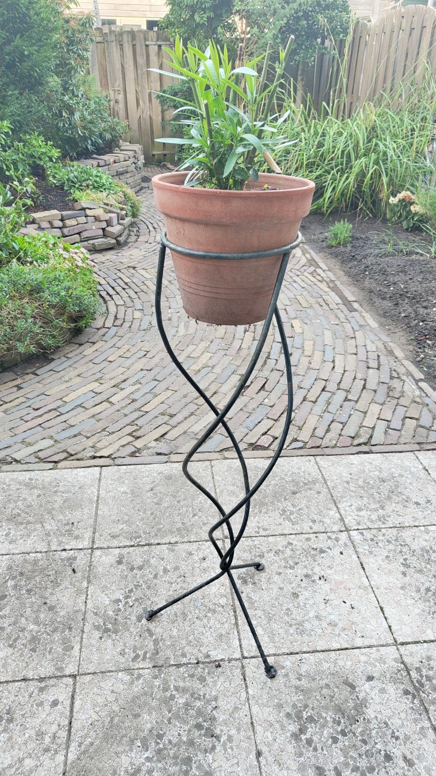 Metalen plantenstandaard, Tuin en Terras, Ophalen, Gebruikt, Minder dan 25 cm, Metaal