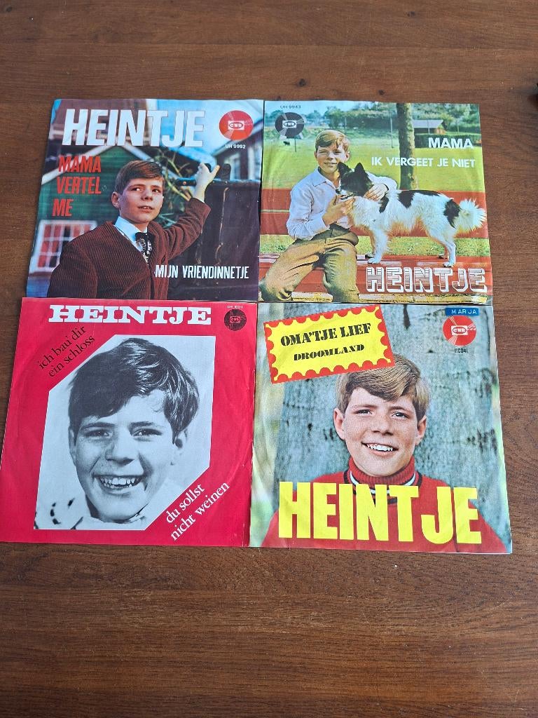 4 singles van Heintje, Gebruikt, 7 inch, Single, Ophalen of Verzenden