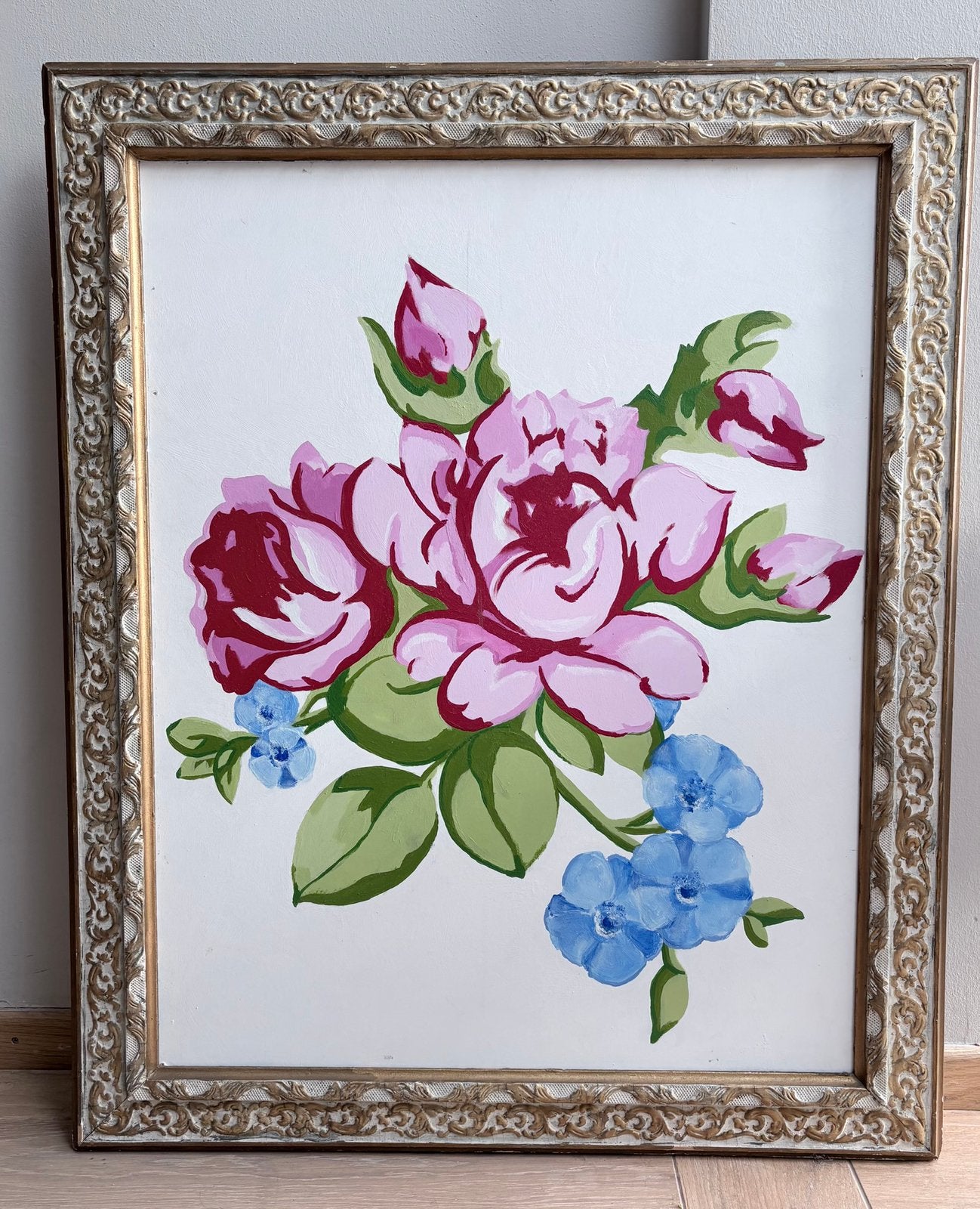 HOUTEN ZWARE LIJST, Ophalen of Verzenden, Zo goed als nieuw, Schilderij