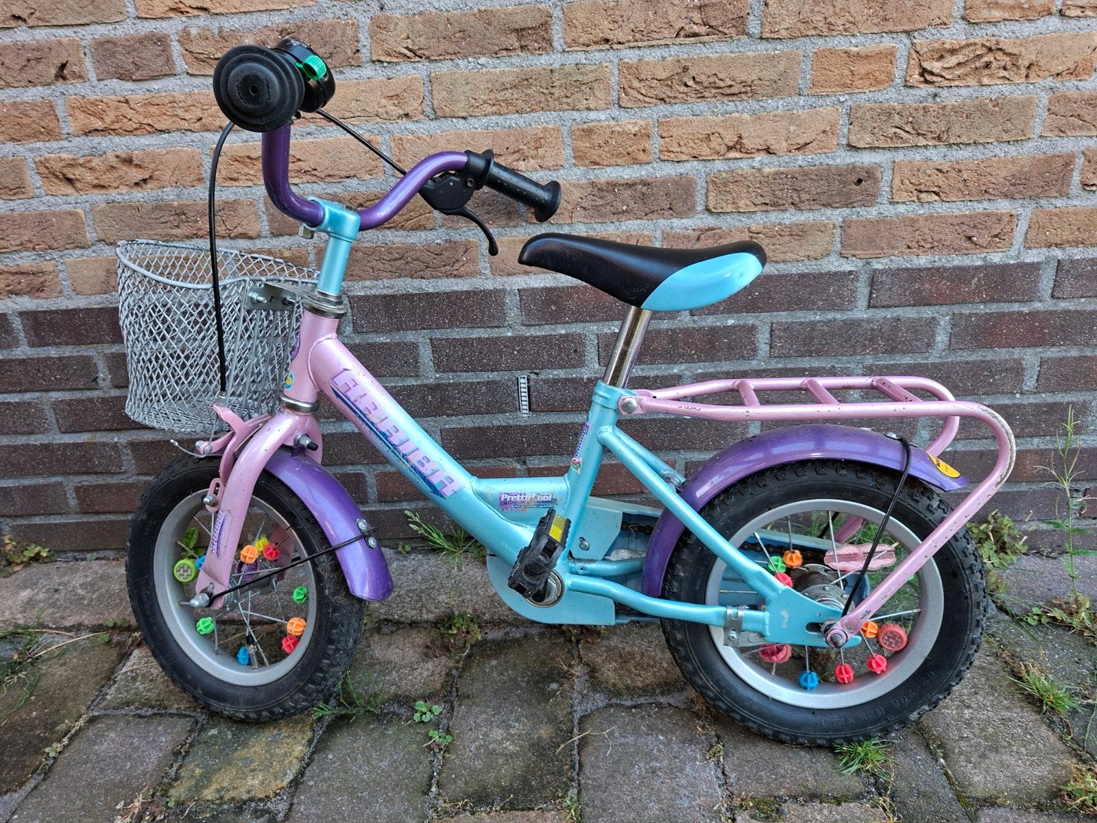 Arriba kinderfiets met mandje en bagagedrager, Ophalen, Terugtraprem, Arriba, 16 tot 20 inch