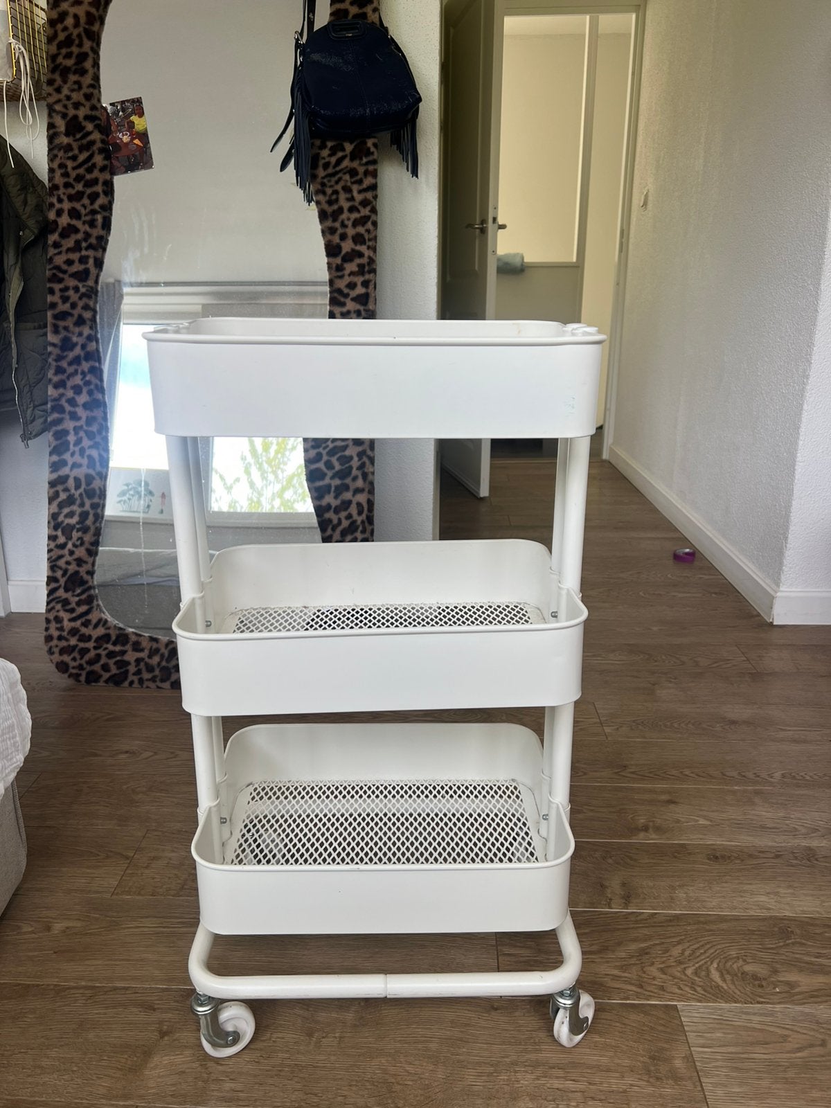 Opbergtrolley/kastje Ikea rollend bekend model, Ophalen, Zo goed als nieuw