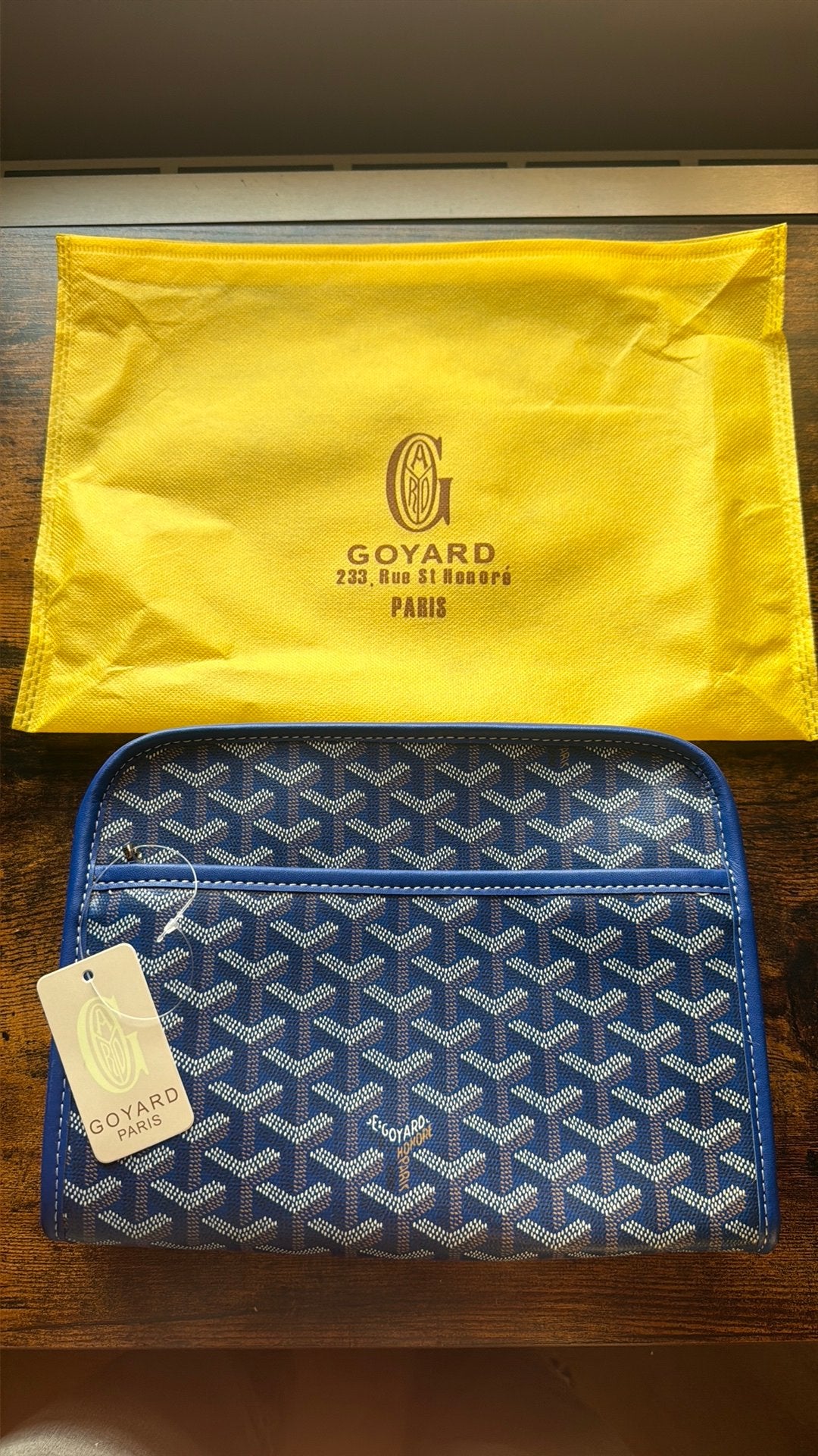Goyard toilet tas, Sieraden, Tassen en Uiterlijk, Toilettassen, Verzenden, Zo goed als nieuw, Overige kleuren, Heer of Dame