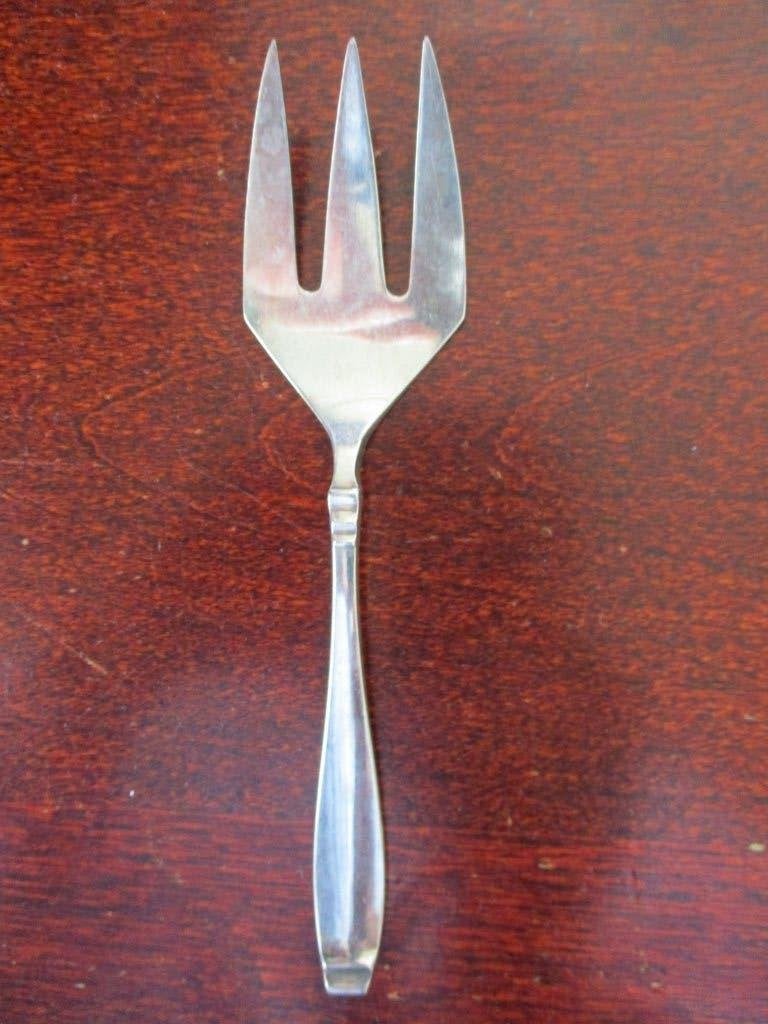Verzilverde (cake)vork, Antiek en Kunst, Curiosa en Brocante, Ophalen
