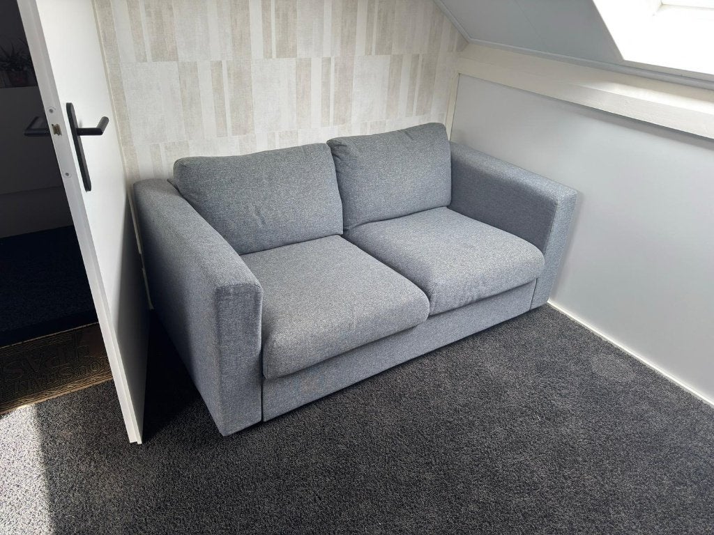 Bank VIMLE 2-seat sofa, Gunnared medium grey, Ophalen, 150 tot 200 cm, Tweepersoons, 75 tot 100 cm