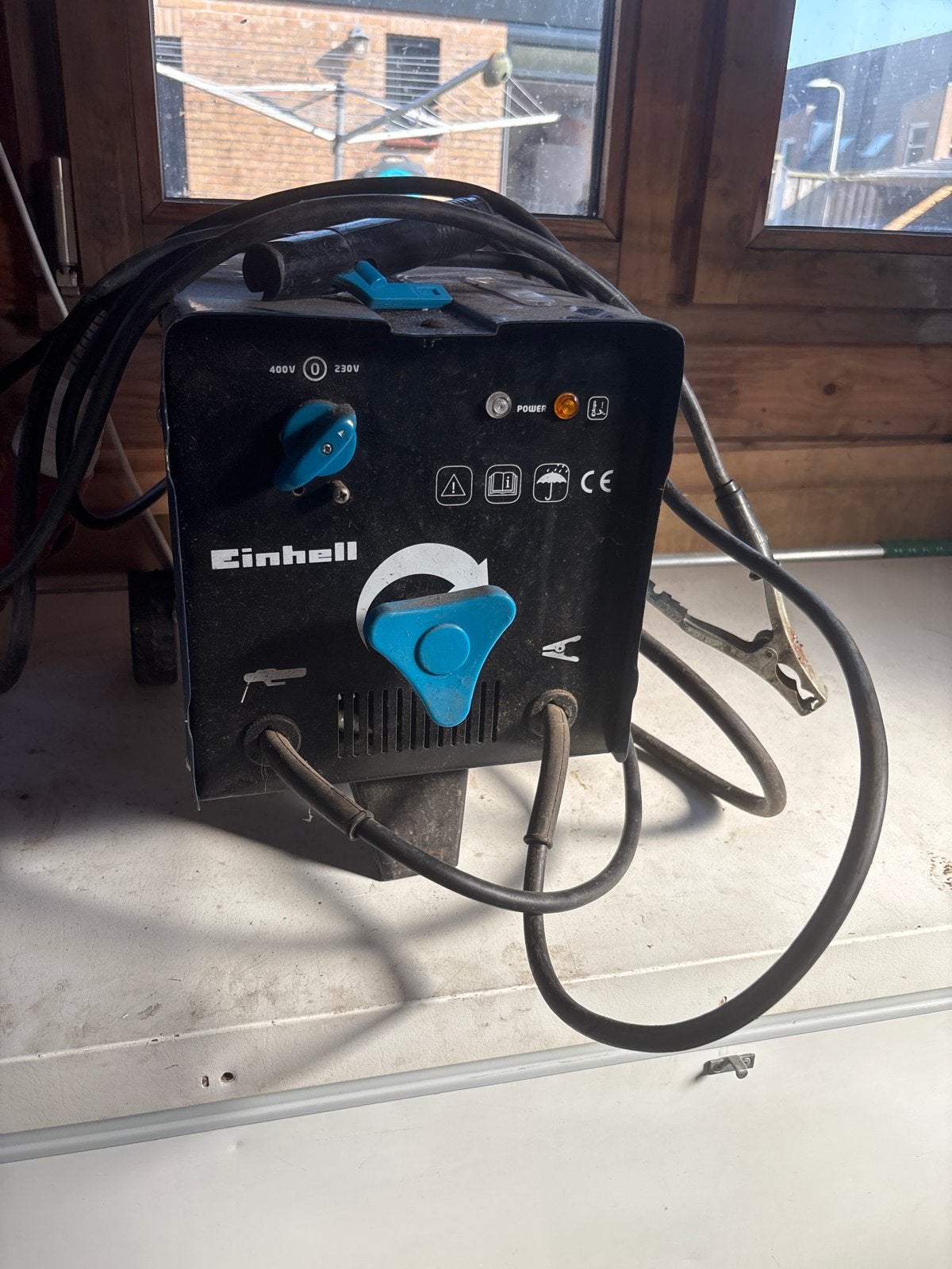 Einhell lasapparaat - Gebruikt maar functioneel, Ophalen of Verzenden, Gebruikt, 150 tot 250 ampère, Elektroden