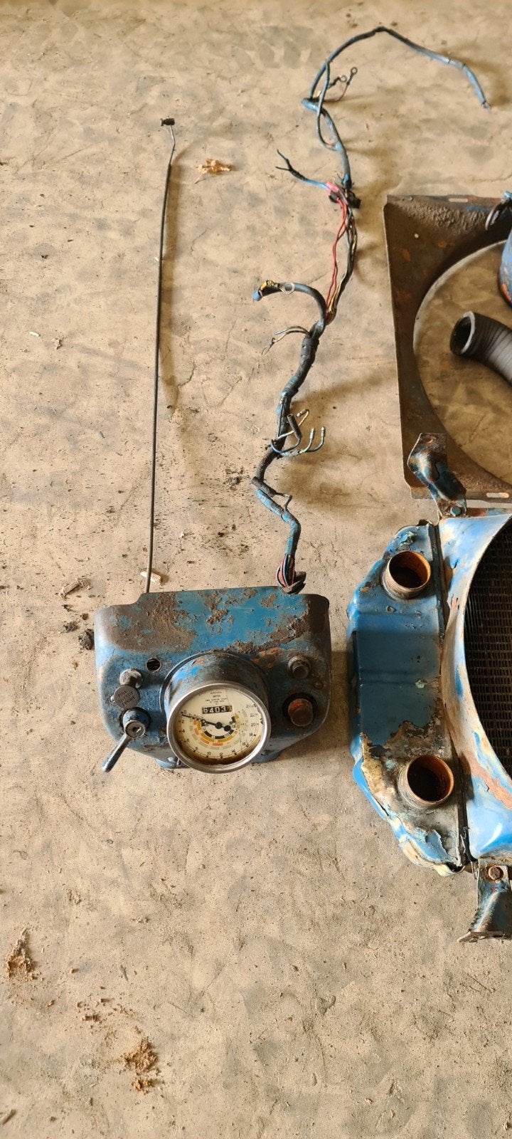 Fordson Dexta dashboard en kabelboom, Ophalen of Verzenden
