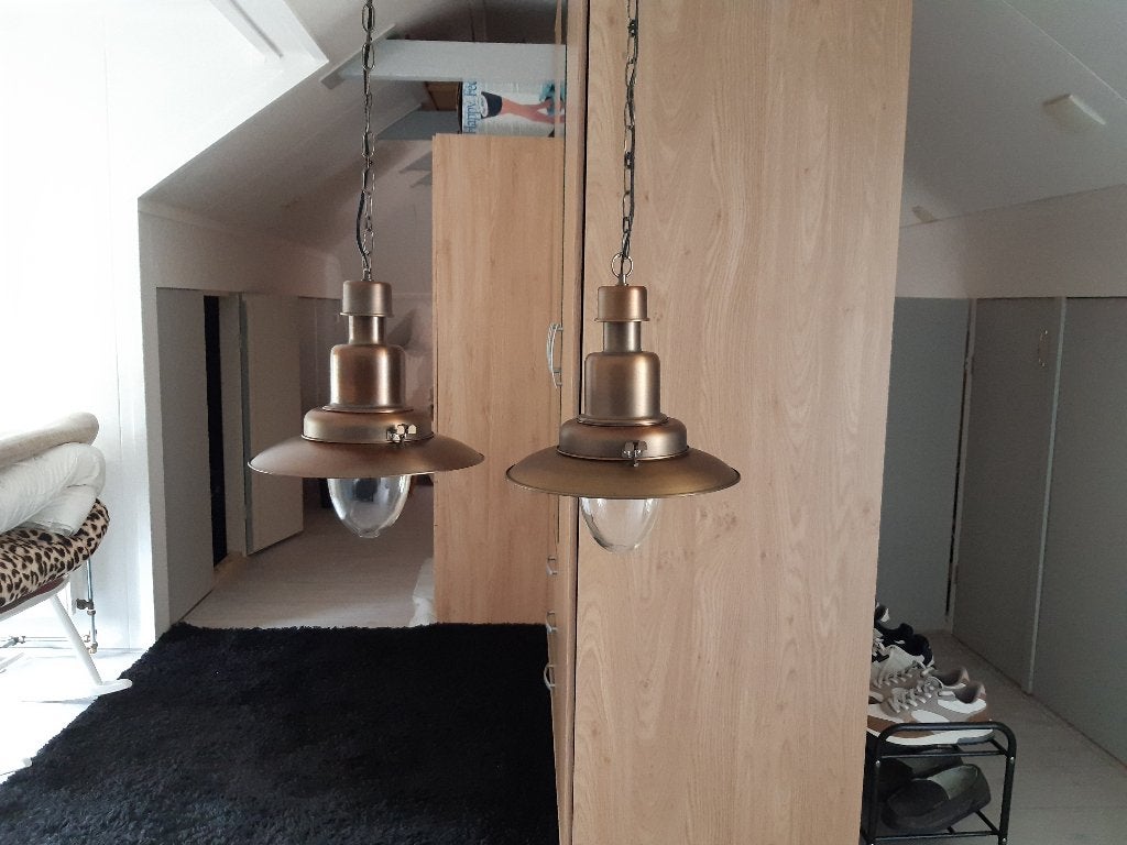 maritieme hanglampen, Zo goed als nieuw, Glas, E27 (groot), Scheepslamp
