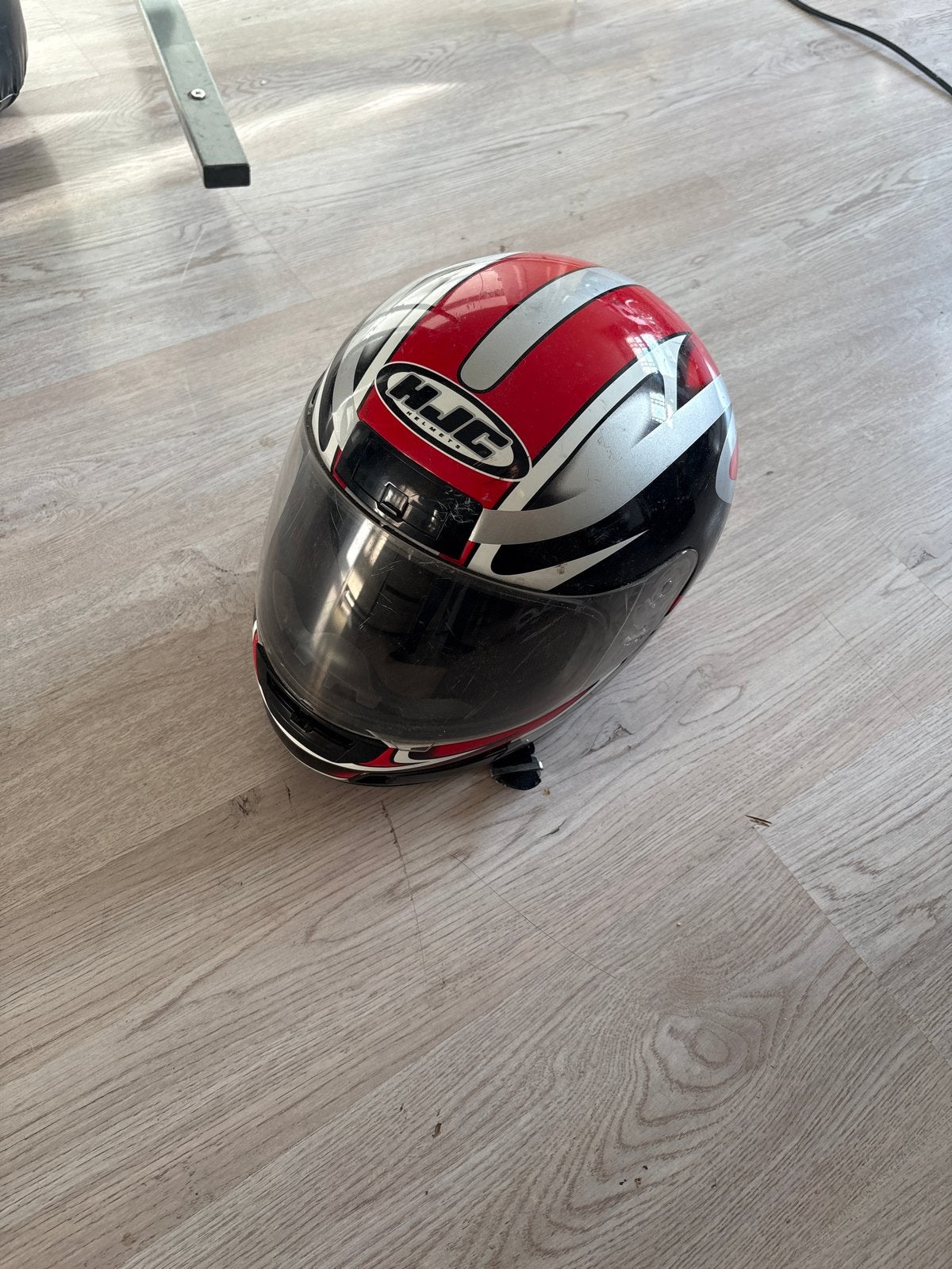 HJC Racehelm - Rood/Zwart/Zilver, Ophalen, Heren, HJC, Integraalhelm