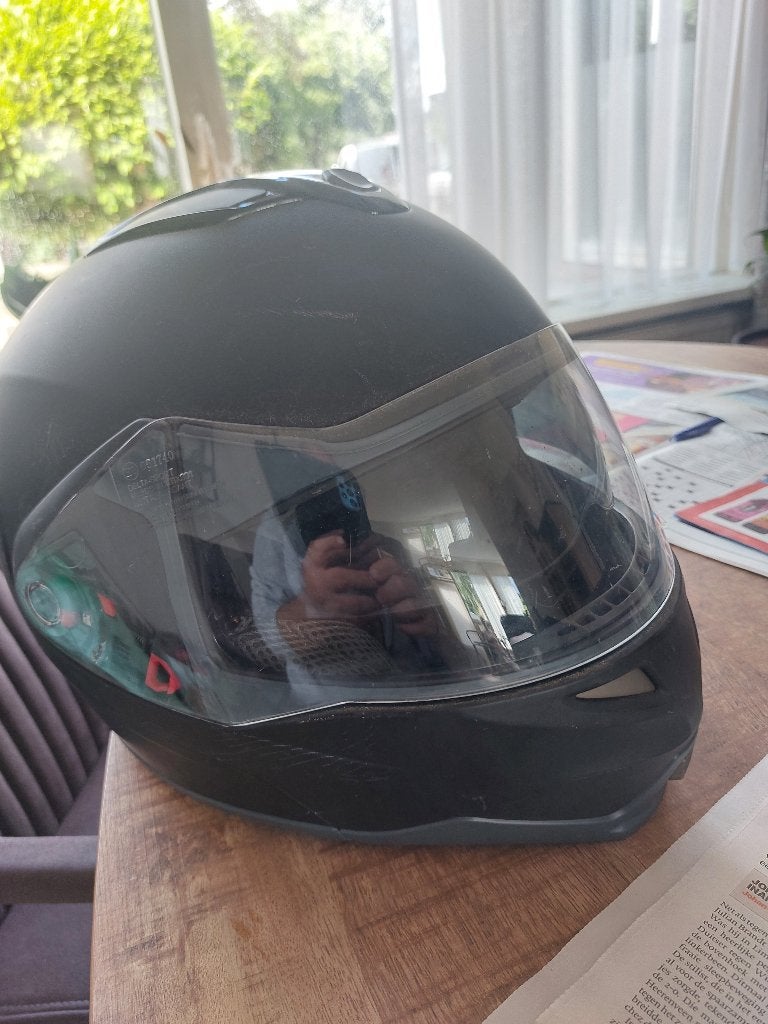 1 zwarte motor helm maar xl, Overige merken, Heren, XL, Ophalen of Verzenden