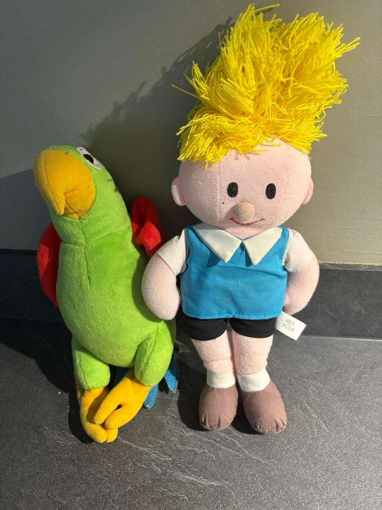 Jommeke en Flip knuffels - Het Volk, Ophalen of Verzenden, Gebruikt, Overige typen