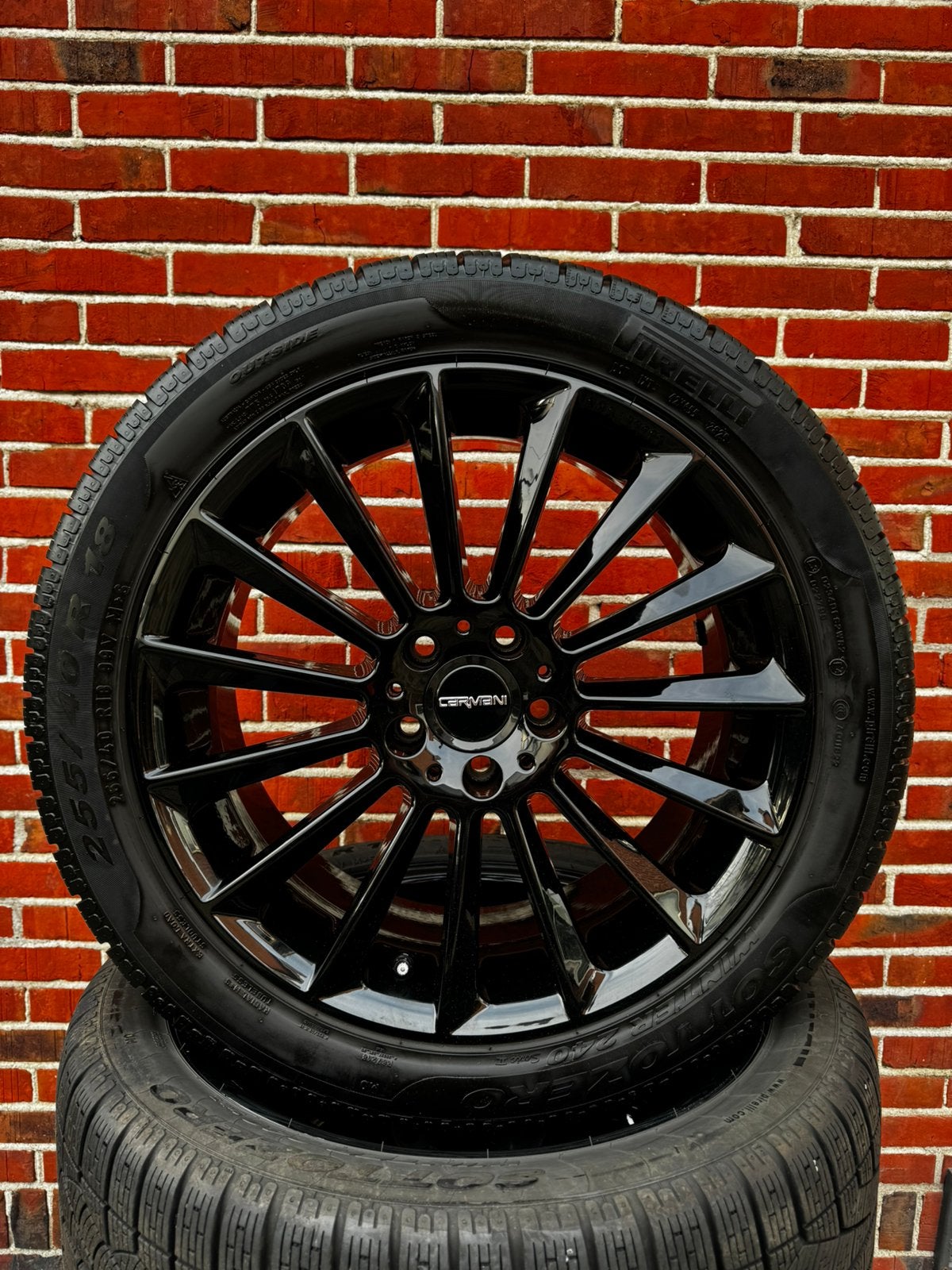 18 inch carmani friz ca 17 breedset 5x112 winterbanden, Auto-onderdelen, Ophalen, 18 inch, Overige, Gebruikt
