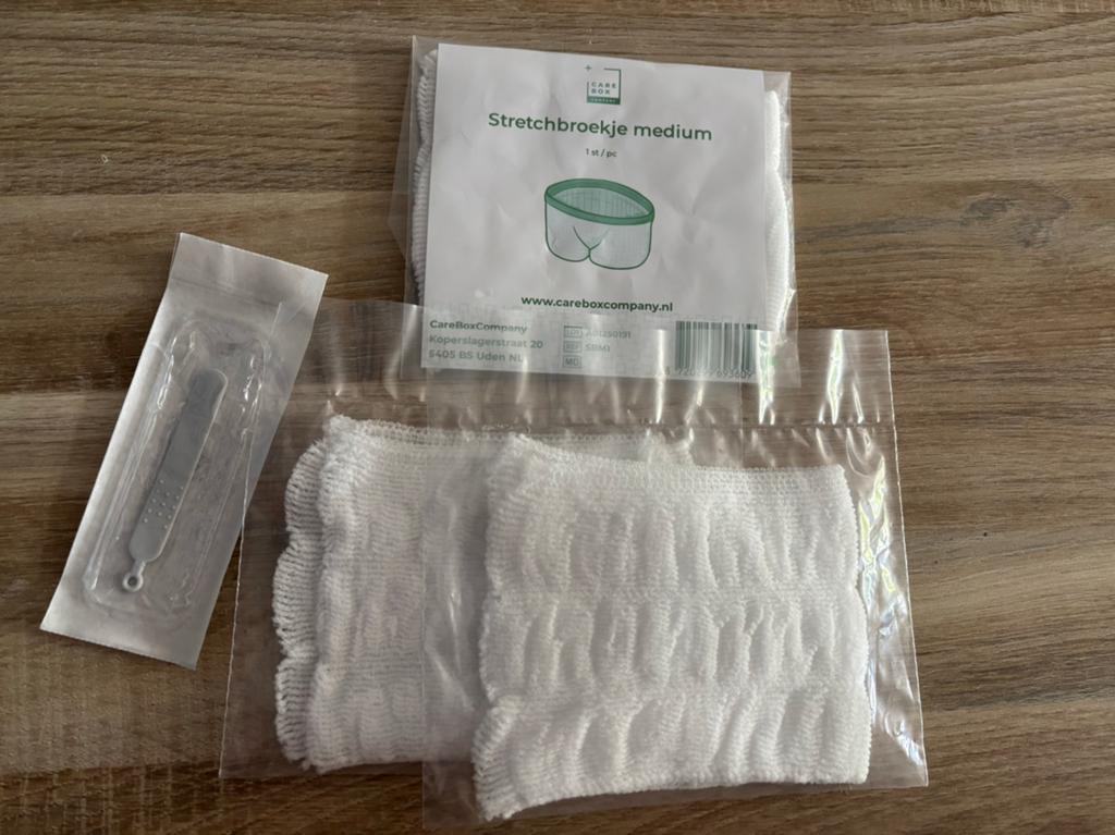 Gratis stretchbroekje 3x + cordring, Ophalen of Verzenden, Nieuw