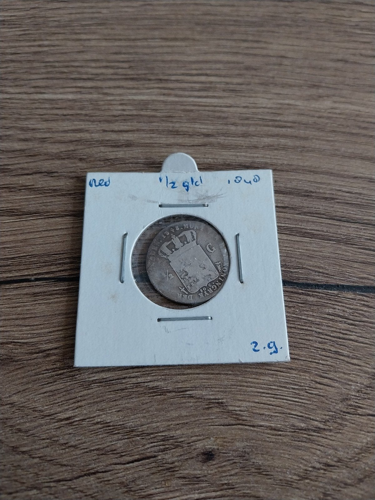 Zilveren halve gulden 1848 Koning Willem I, Postzegels en Munten, Munten | Nederland, ½ gulden, Zilver, Ophalen of Verzenden, Koning Willem I