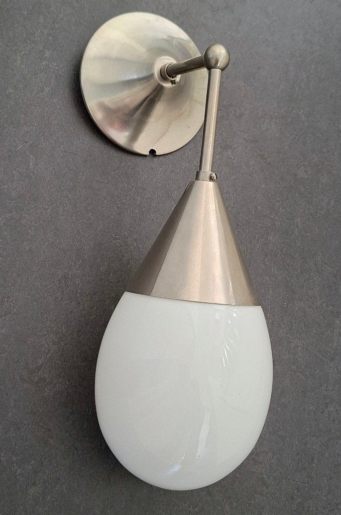 Giso wandlamp Druppel/opaalglas, Ophalen, Gebruikt, Glas