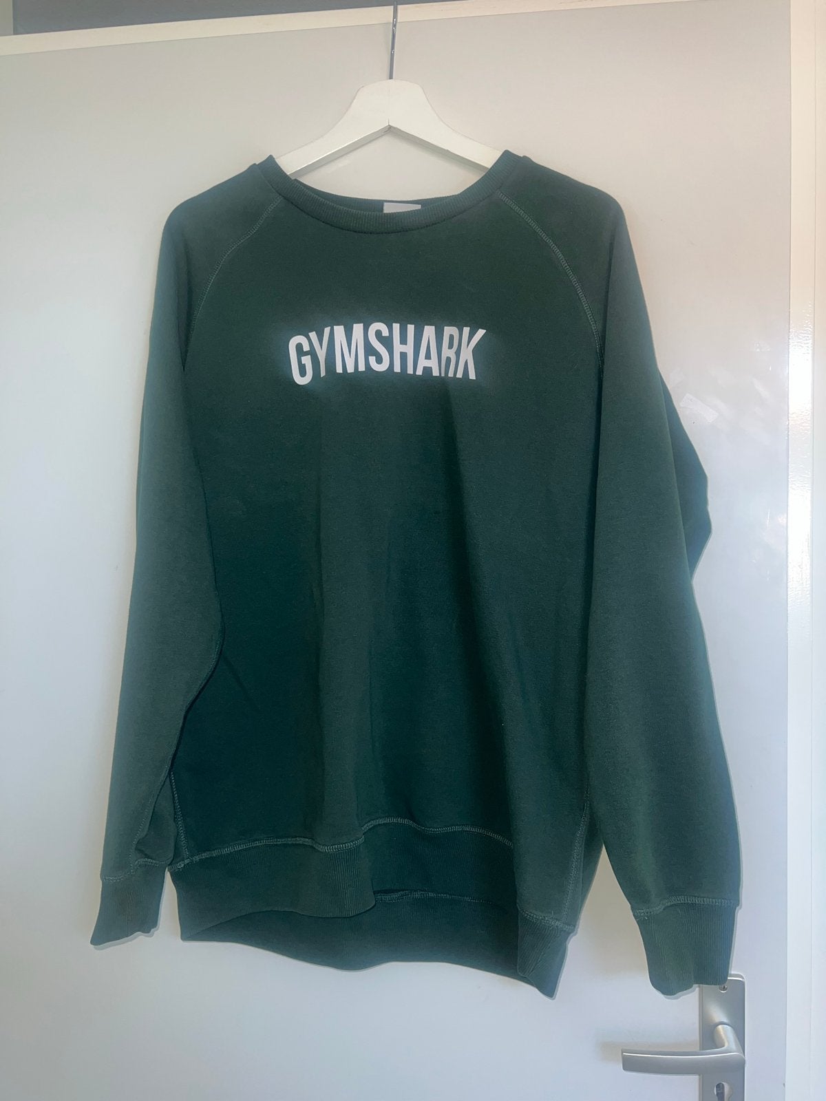 Gymshark sweater groen maat M, Ophalen of Verzenden, Gedragen, Maat 48/50 (M), Groen