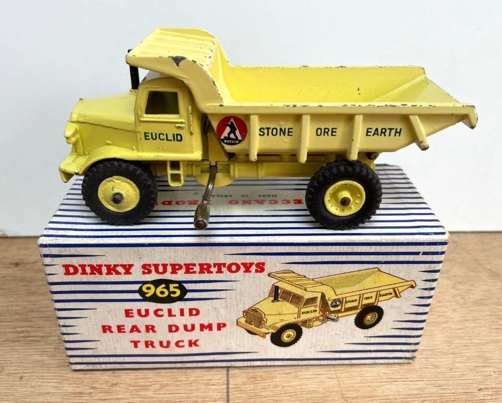 Dinky Supertoys 965 Euclid Rear Dump Truck met doos, Ophalen of Verzenden