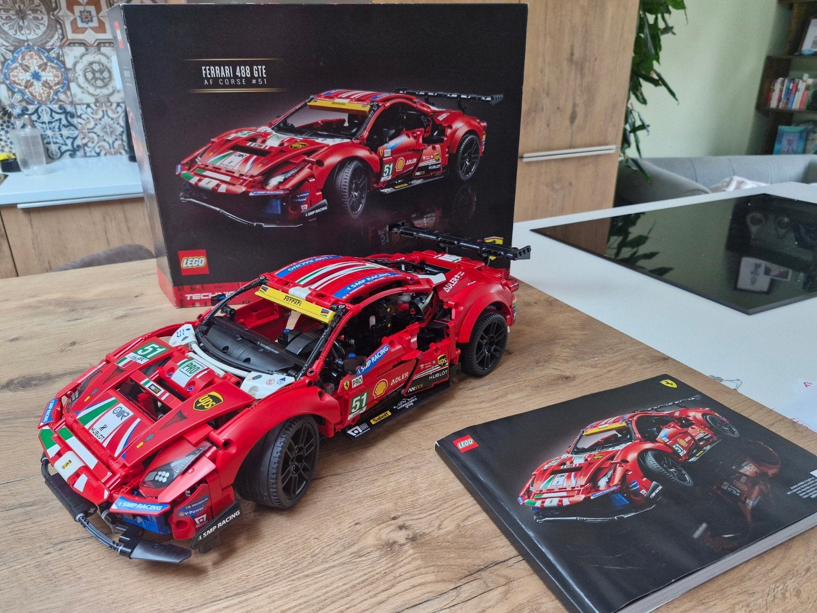 LEGO Technic Ferrari 488 GTE AF Corse #51 - Nieuwstaat, Kinderen en Baby's, Ophalen, Zo goed als nieuw