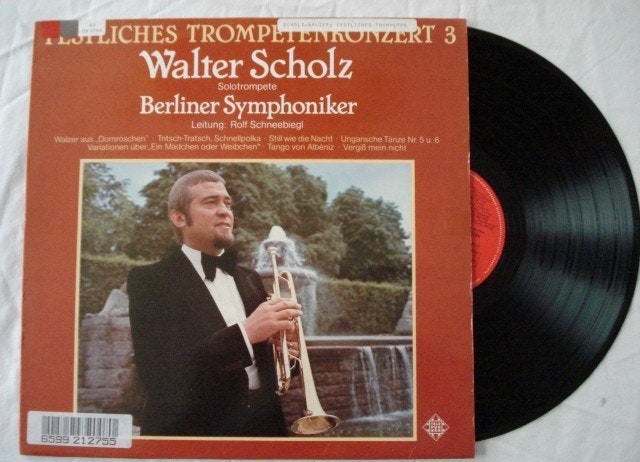 Walter Scholz - Festliches Trompetenkonzert 3, LP, Gebruikt, Ophalen of Verzenden, 12 inch
