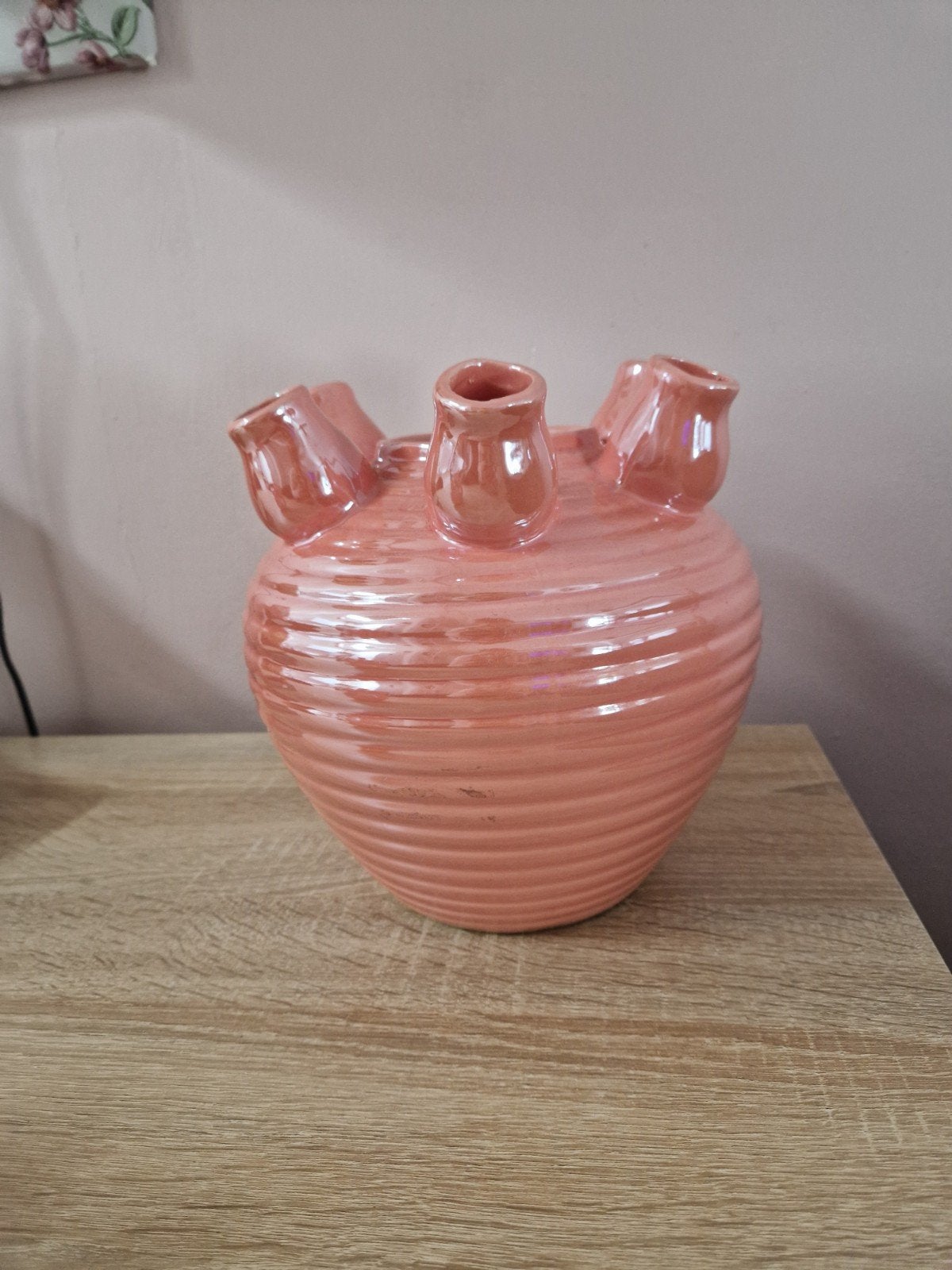 roze vazen, Huis en Inrichting, Ophalen of Verzenden, Nieuw, Roze, Steen/keramiek