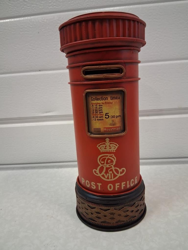 Engelse brievenbus, spaarpot, Ophalen of Verzenden, Nieuw, Metaal of Blik, Dier