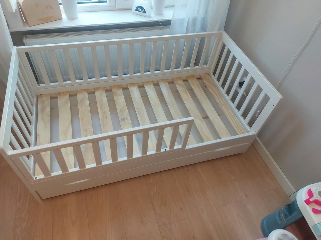 Peuterbed 70 x 140, Ophalen, 140 tot 160 cm, 70 tot 85 cm, Matras