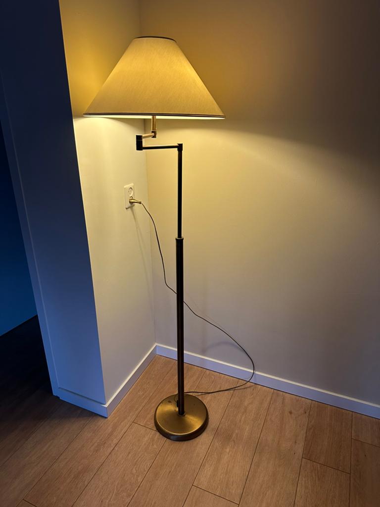 Schemerlamp messing, Ophalen, Zo goed als nieuw, 150 tot 200 cm
