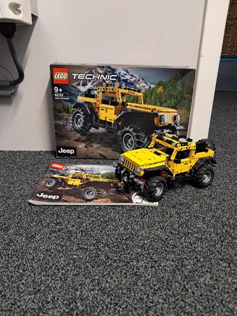 Lego technic jeep rubicon 42122, Kinderen en Baby's, Speelgoed | Duplo en Lego, Compleet, Lego, Ophalen of Verzenden, Zo goed als nieuw