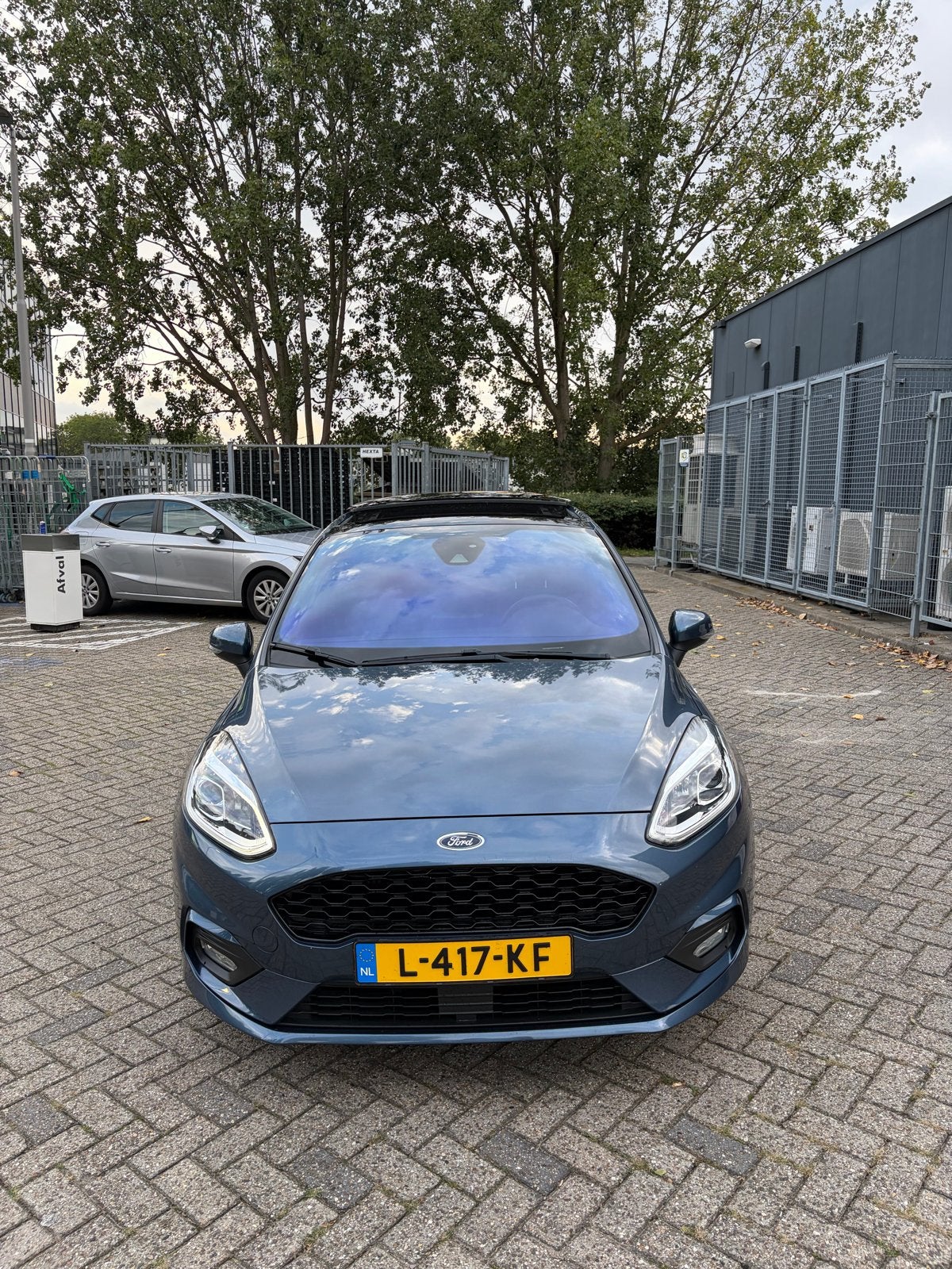 Ford Fiesta ST-Line | Panoramadak | Stoel + Stuurverwarming, Voorwielaandrijving, Zwart, 1064 kg, Blauw