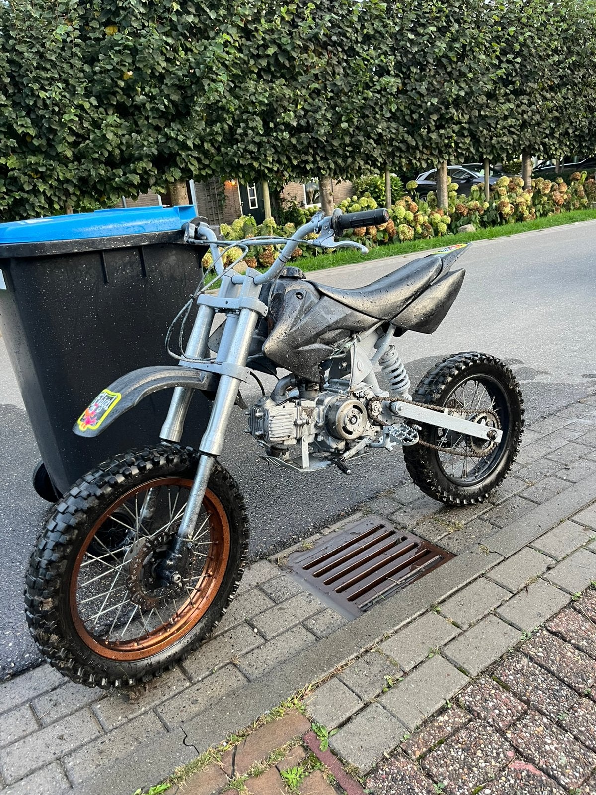 Pitbike 125cc grote wielen, Ophalen, Gebruikt, 125 cc, Pitbike