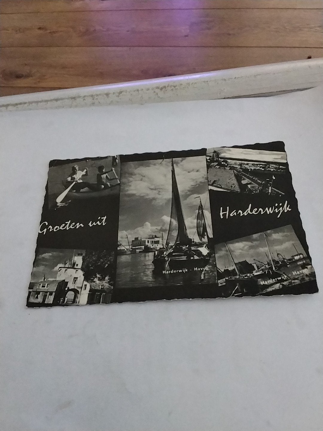 Oude ansichtkaart Groeten uit Harderwijk, Ophalen of Verzenden, Voor 1920, Gelopen, Gelderland