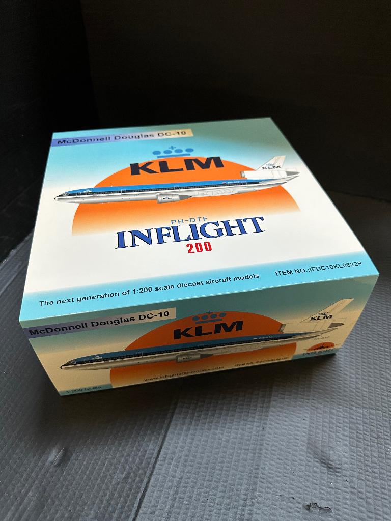 KLM DC10-30 PH-DTF / 1:200 / Inflight200 / IFDC10KL0622P, Verzamelen, Ophalen of Verzenden, Nieuw, Schaalmodel