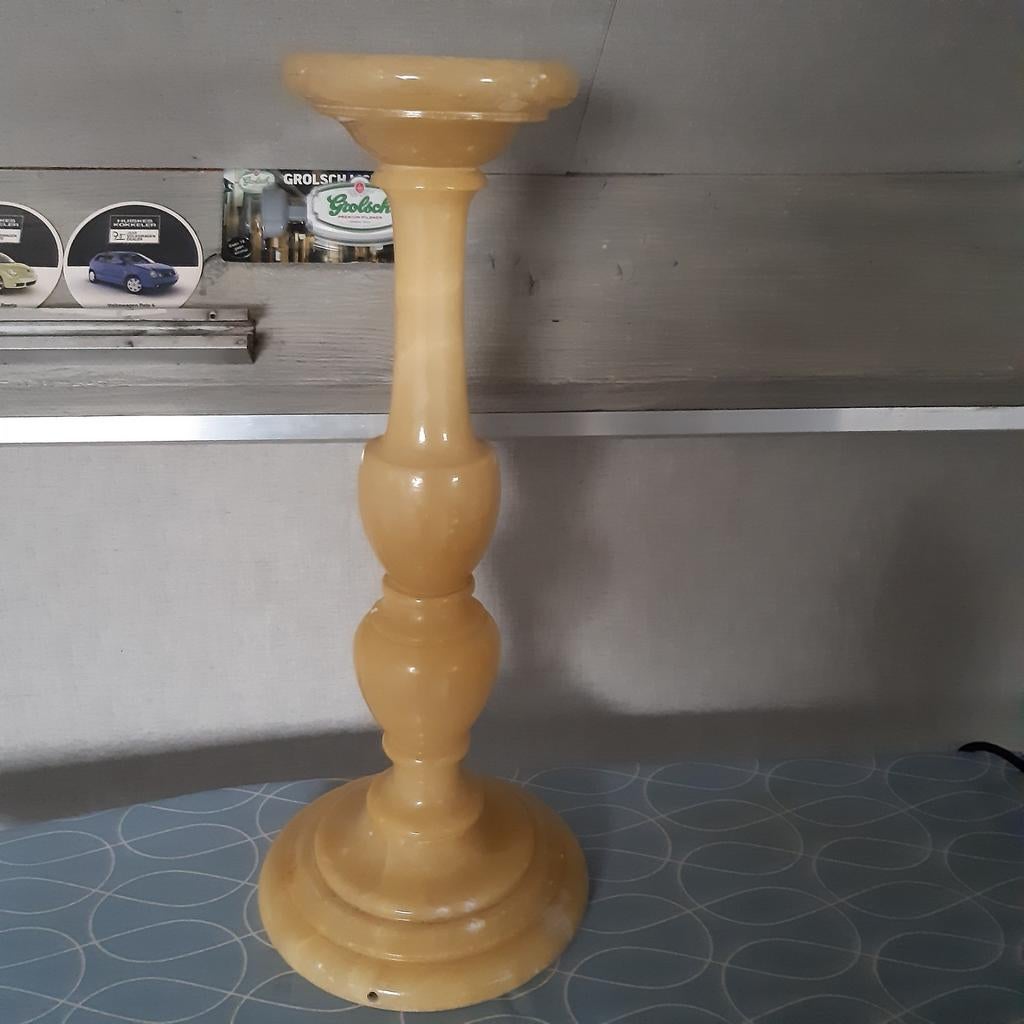 Onyx lampvoet., Ophalen of Verzenden