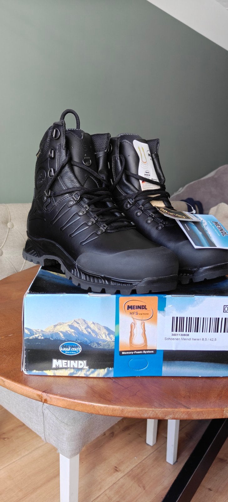 Meindl M1  GTX MFS heren schoenen., Ophalen, Zwart, Nieuw, Wandelschoenen of Bergschoenen