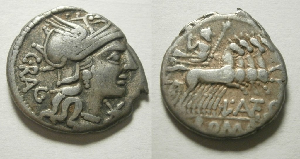 Romeinse Republiek - 136 BC - L Antestius Gragulus Denarius, Postzegels en Munten, Munten | Europa | Niet-Euromunten, Ophalen of Verzenden