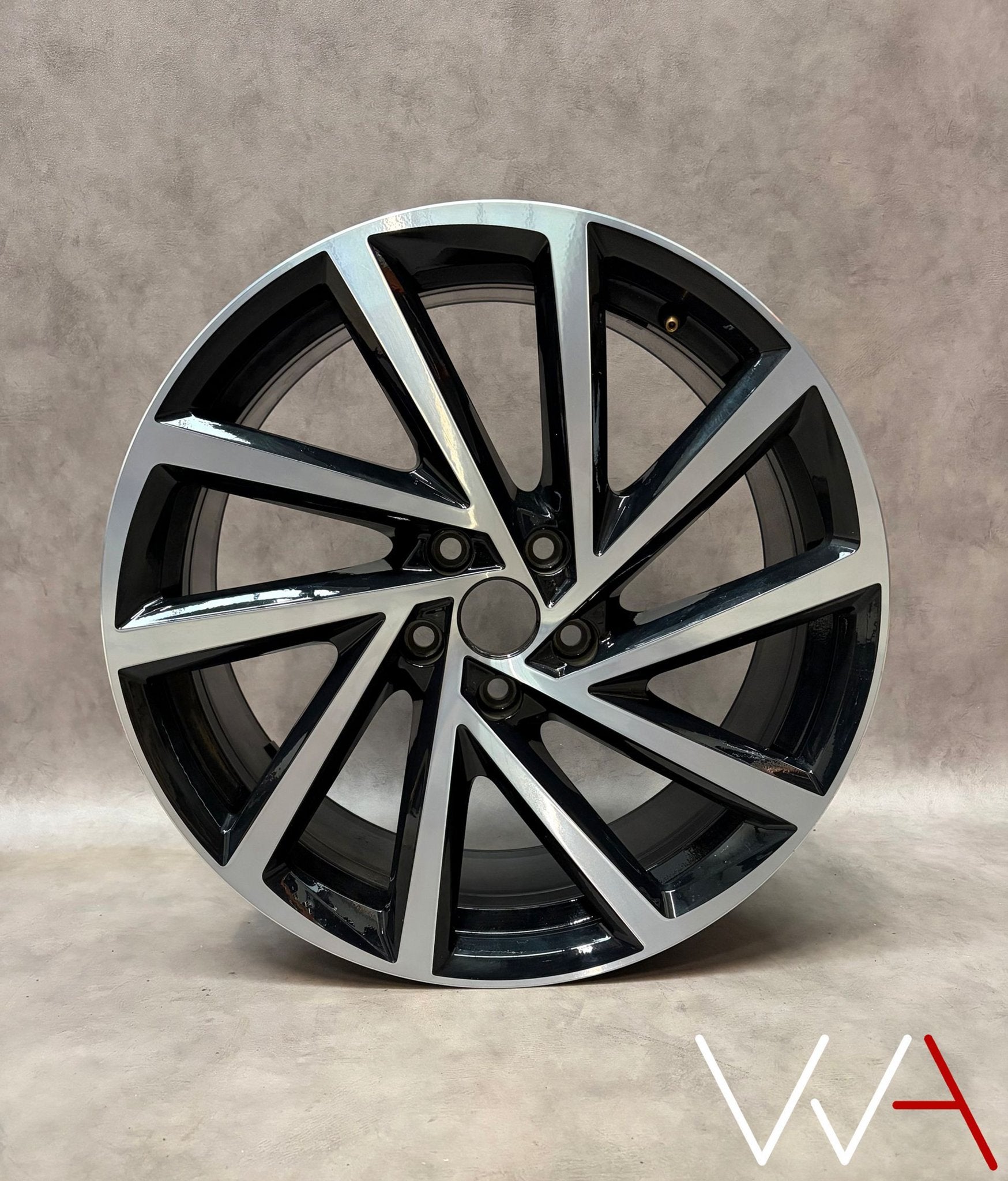 1x Volkswagen Golf 7 R 19 inch Spielberg velg 5G0601025DB, 19 inch, Gebruikt, -, -