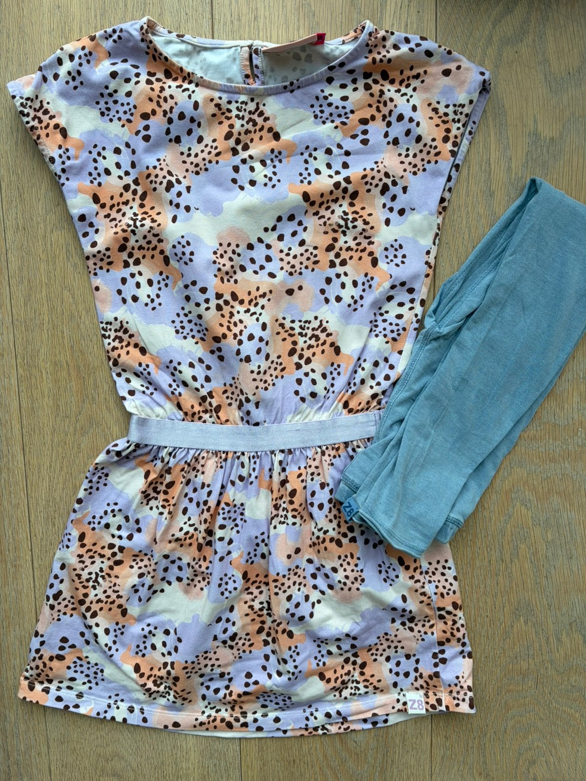 Jurk en legging Z8 mt 122/128/134 als nieuw!, Ophalen of Verzenden, Zo goed als nieuw, Meisje, Jurk of Rok