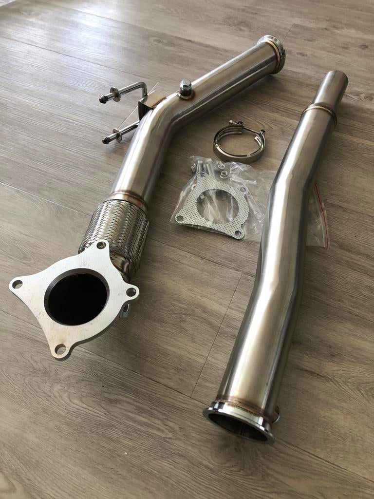 RVS Downpipe Uitlaat VW Golf 5 & 6 GTI, Ophalen of Verzenden