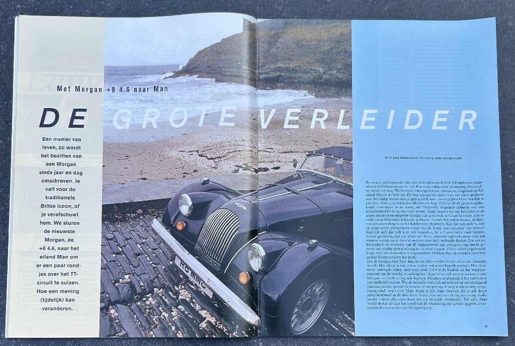 Morgan Plus Eight 4,6 ( +8 ) in Autovisie 1998, Gelezen, Ophalen of Verzenden, Overige merken, Autovisie