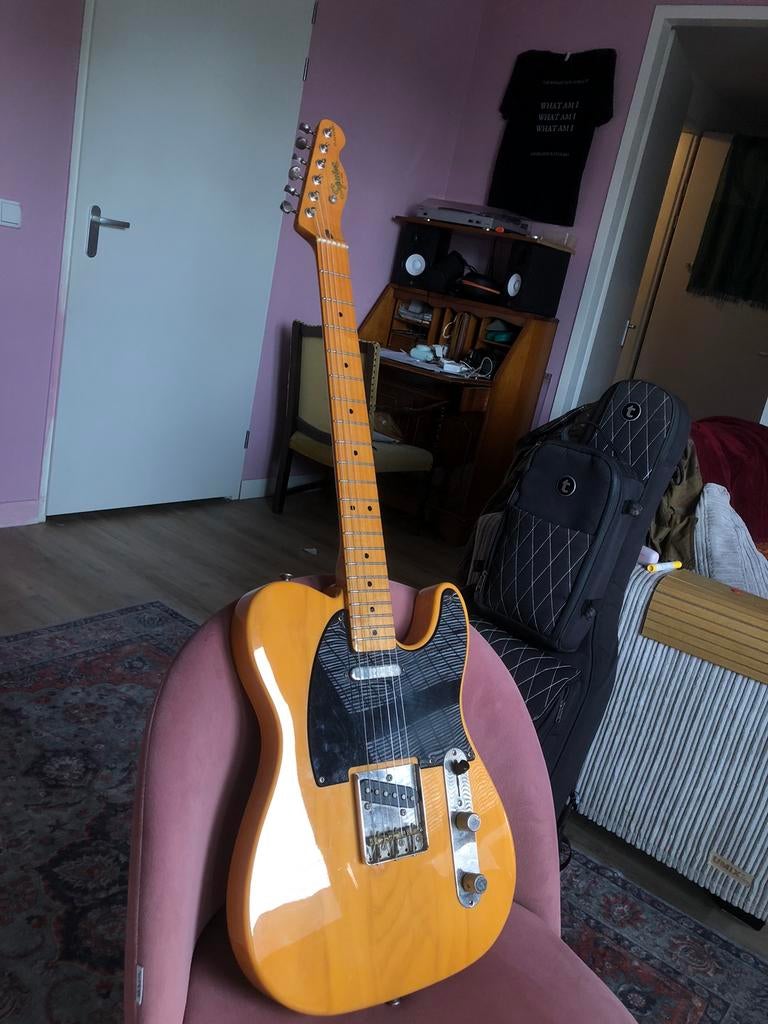 Squier Classic Vibe 50s Butterscotch, Ophalen, Zo goed als nieuw, Solid body, Fender