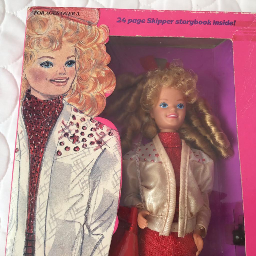 Barbie Jewel Secrets Skipper pop (Mattel, 1986), Verzamelen, Poppen, Ophalen of Verzenden, Nieuw, Pop