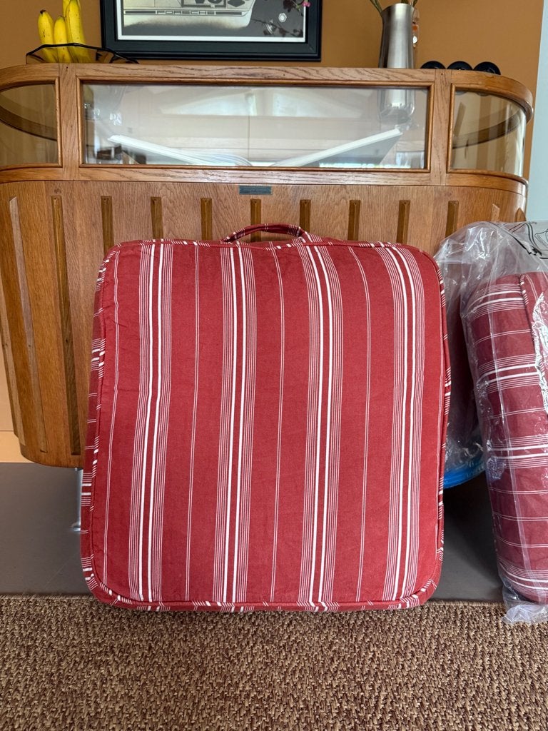 Kussens gestreept voor binnen of buiten, Ophalen, Wasbaar, Overige kleuren, Palletkussen