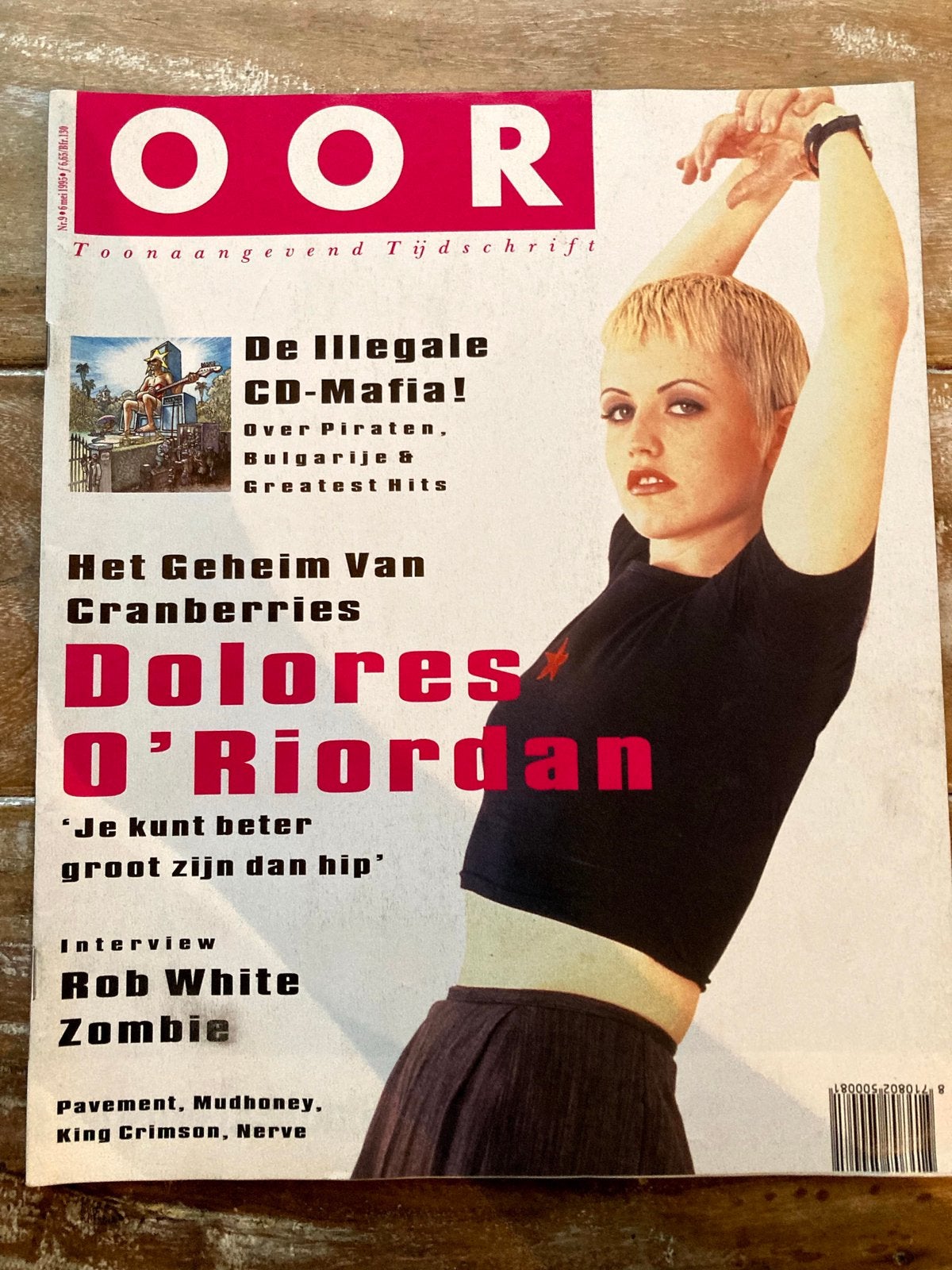 OOR Magazine 1995 NERVE Mudhoney PAVEMENT White Zombie, Ophalen of Verzenden, Zo goed als nieuw, Muziek, Film of Tv