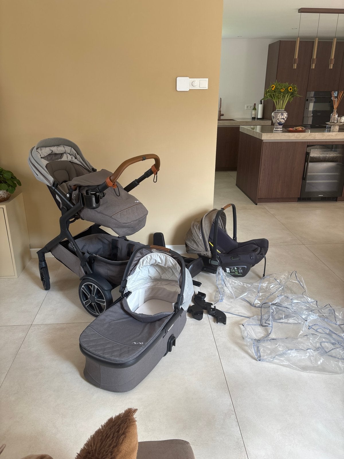 Nuna Mixx Next Combiwagen met Pipa Next Autostoel en Reiswie, Gebruikt, Combiwagen, Met autostoeltje, Ophalen