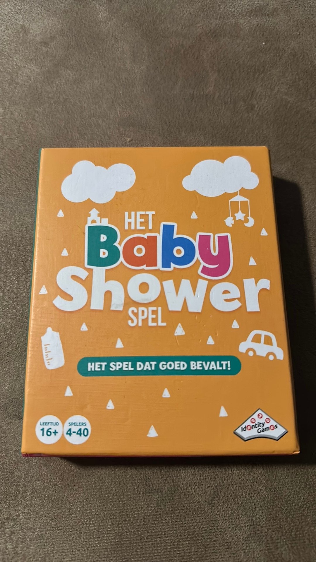 Nieuw!! Het babyshower spel, Ophalen of Verzenden, Nieuw