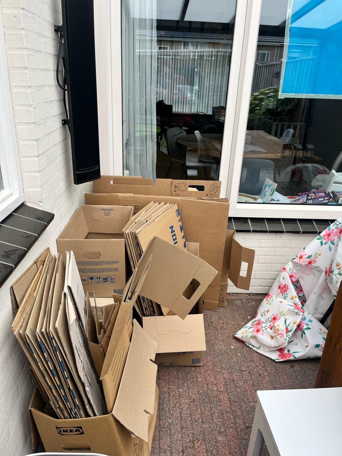 Verhuisdozen Ikea en Action, Doe-het-zelf en Verbouw, Kratten en Dozen, Ophalen, Minder dan 50 cm, Minder dan 40 cm, 35 tot 50 cm