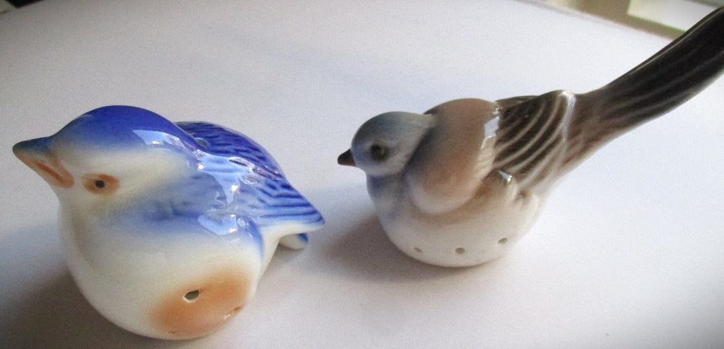 Geurvogels Pomander Stel~Porselein~Vogeltjes~Kamergeur, Geurverspreider, 7 cm, Ophalen of Verzenden, Zo goed als nieuw